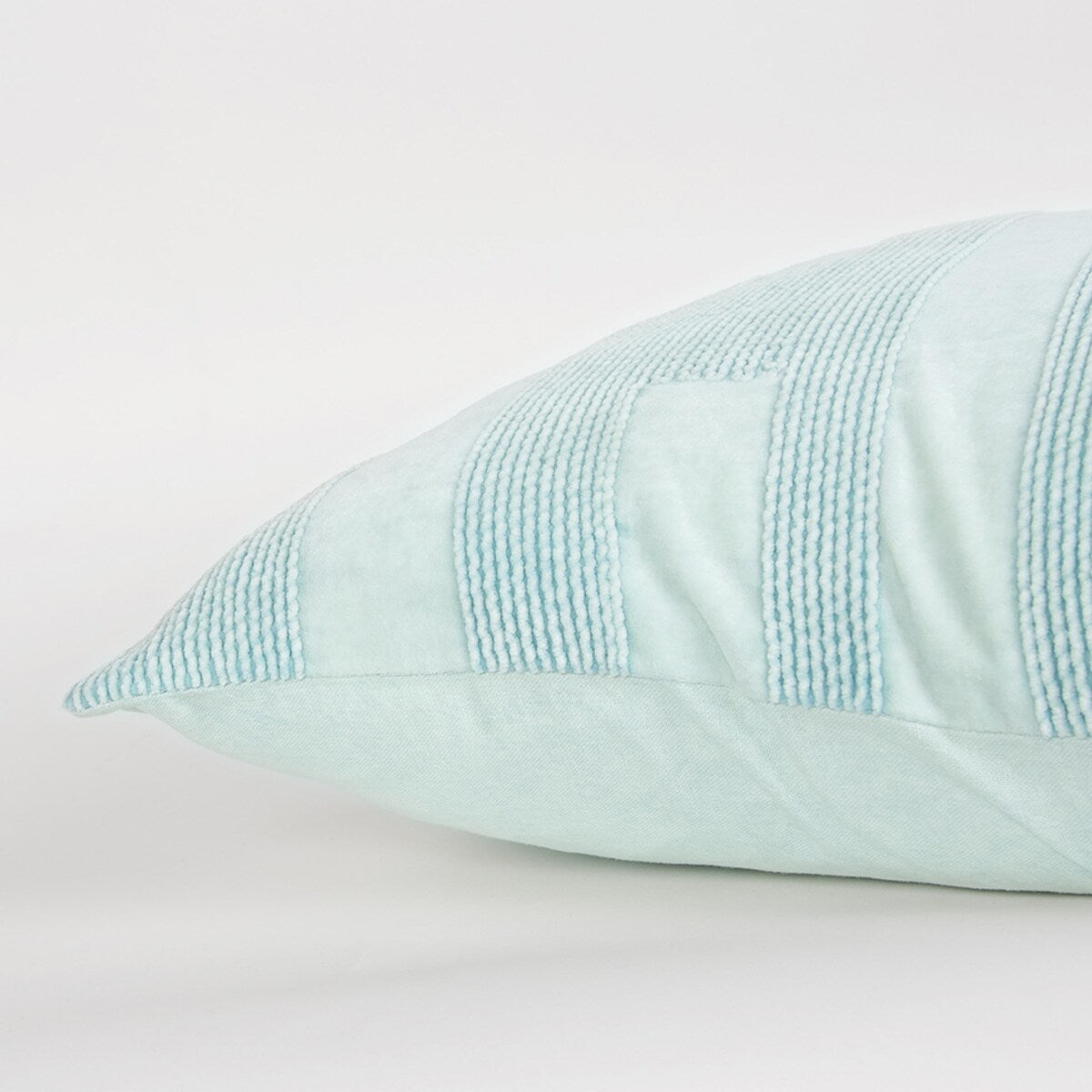 Light Blue Solid Movement Pillow Cover