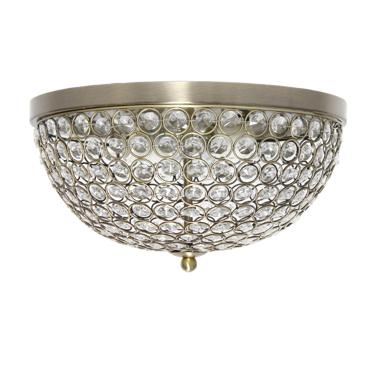Light Elipse Crystal Flush Mount Ceiling Light