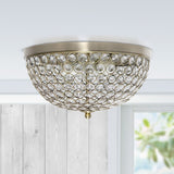 Light Elipse Crystal Flush Mount Ceiling Light