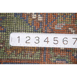 Light Green Oushak Foyer Rug Hand-Knotted Oriental Wool Carpet - 3'0" x 4'11"