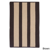 Light House Natural Stripe Reversible Outdoor Rug