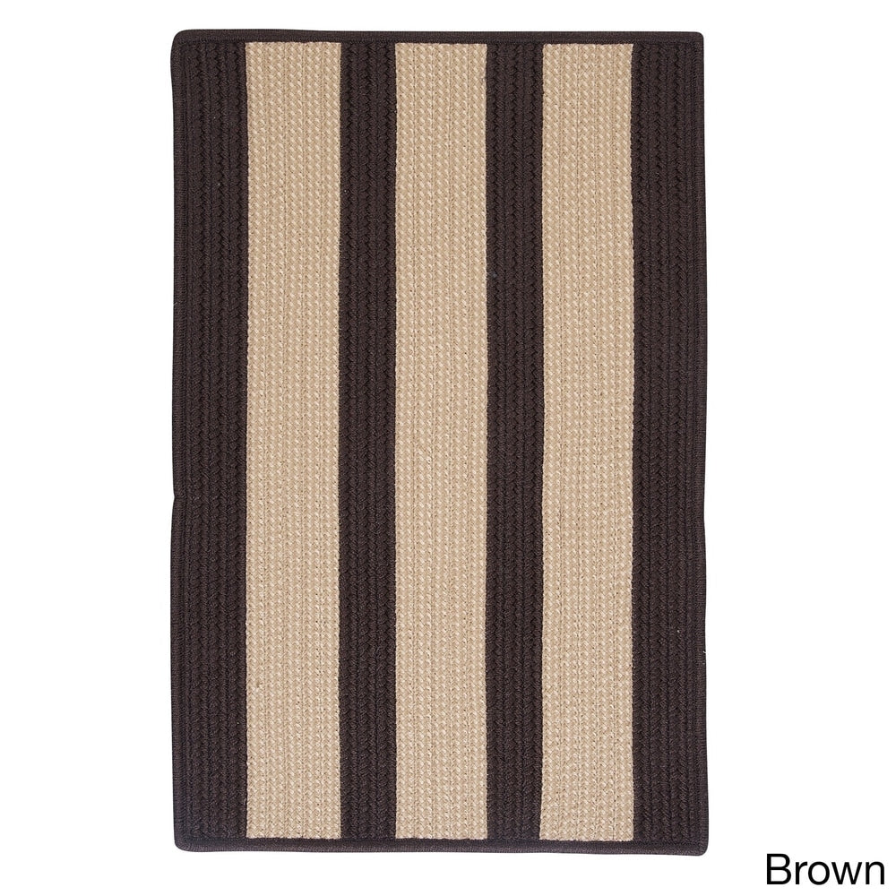 Light House Natural Stripe Reversible Outdoor Rug