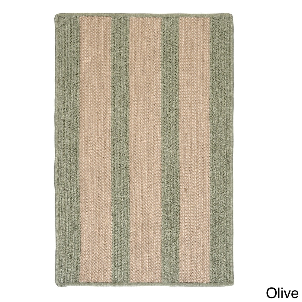 Light House Natural Stripe Reversible Outdoor Rug