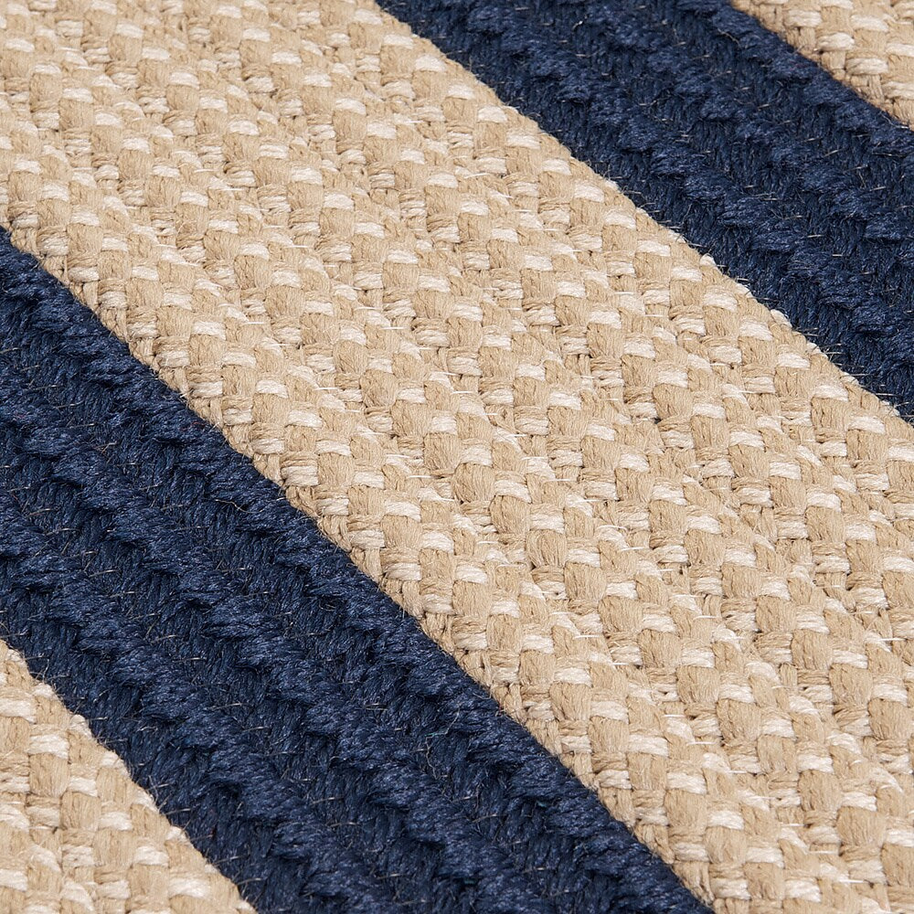 Light House Natural Stripe Reversible Outdoor Rug