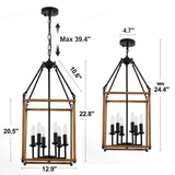Light Lantern Geometric Chandelier