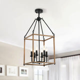 Light Lantern Geometric Chandelier