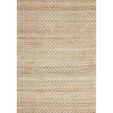 Light Sand Jute Handmade Diamond Pattern Area Rug
