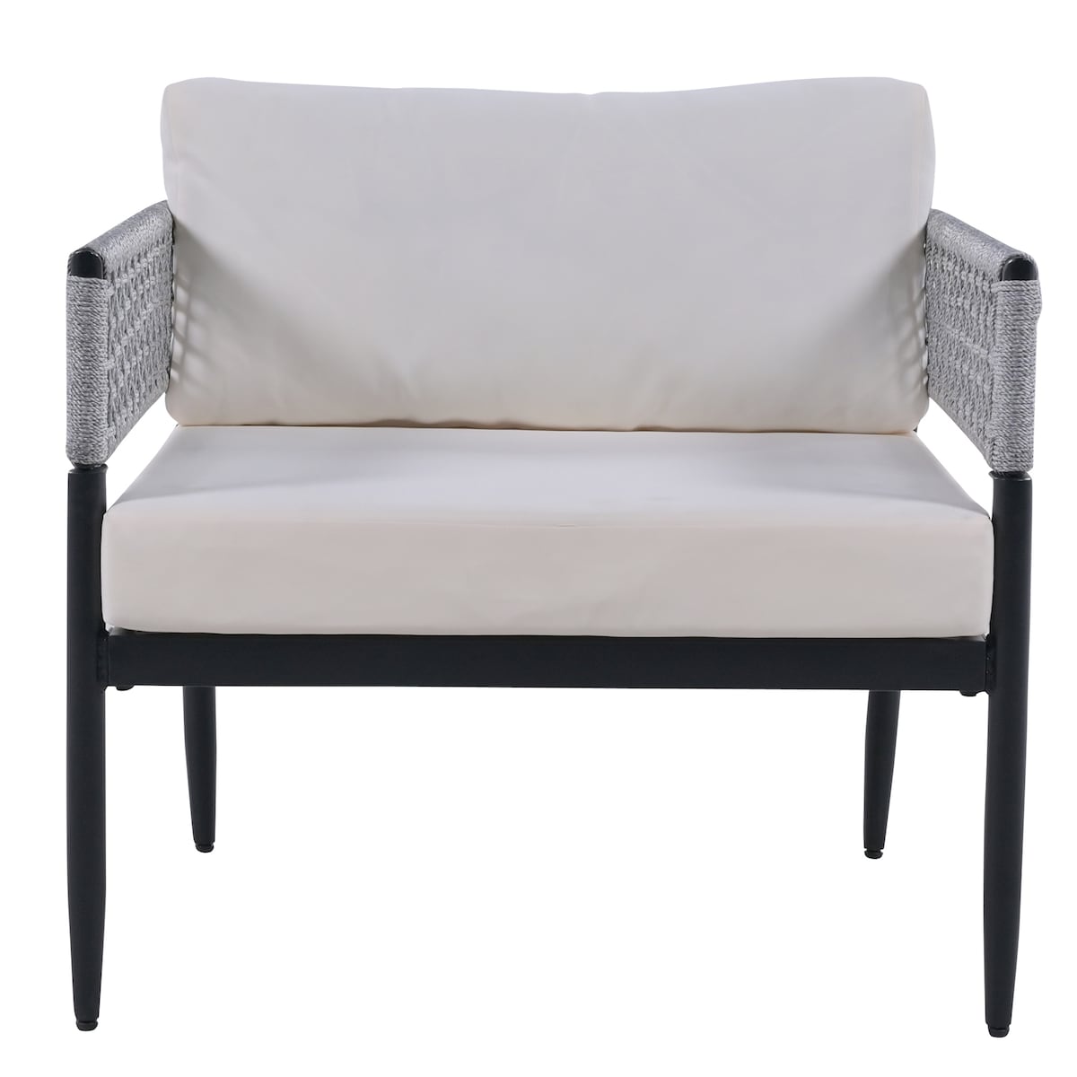 Light luxury style outdoor suit combination With 1 Love Sofa,2 Single Sofa,1 Coffee Table