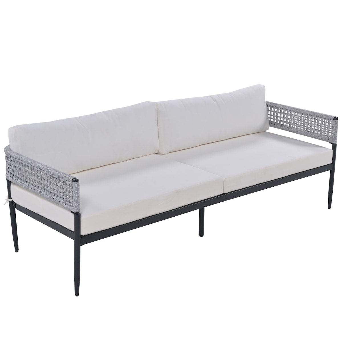 Light luxury style outdoor suit combination With 1 Love Sofa,2 Single Sofa,1 Coffee Table