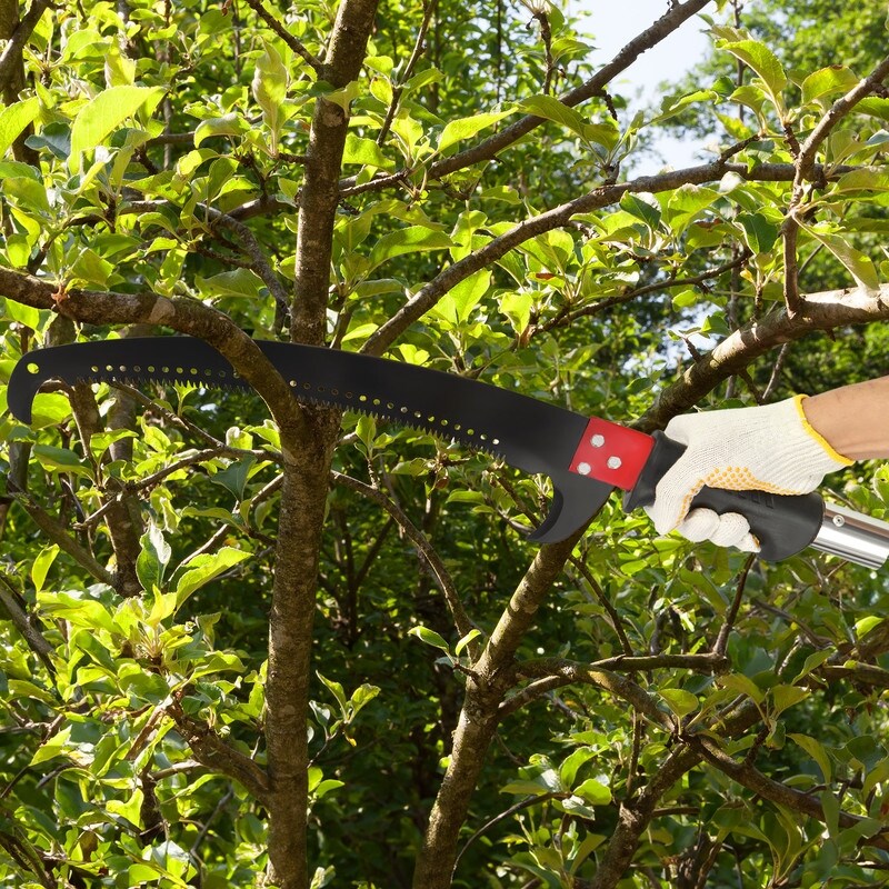 Light-weight Manual Pole Saw Tree Trimmers Long Handle Pruner Set