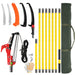 Light-weight Manual Pole Saw Tree Trimmers Long Handle Pruner Set