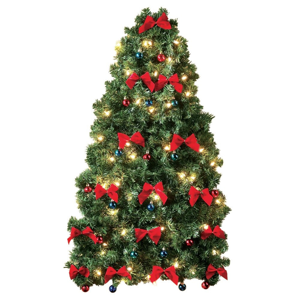 Lighted Christmas Wall Tree - 23.000 x 7.750 x 7.750