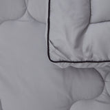 Lightweight Comforter Queen,Soft Down Alternative Solid Comforter,Thin Microfiber Reversible Cloud Pattern Bedding Comforter
