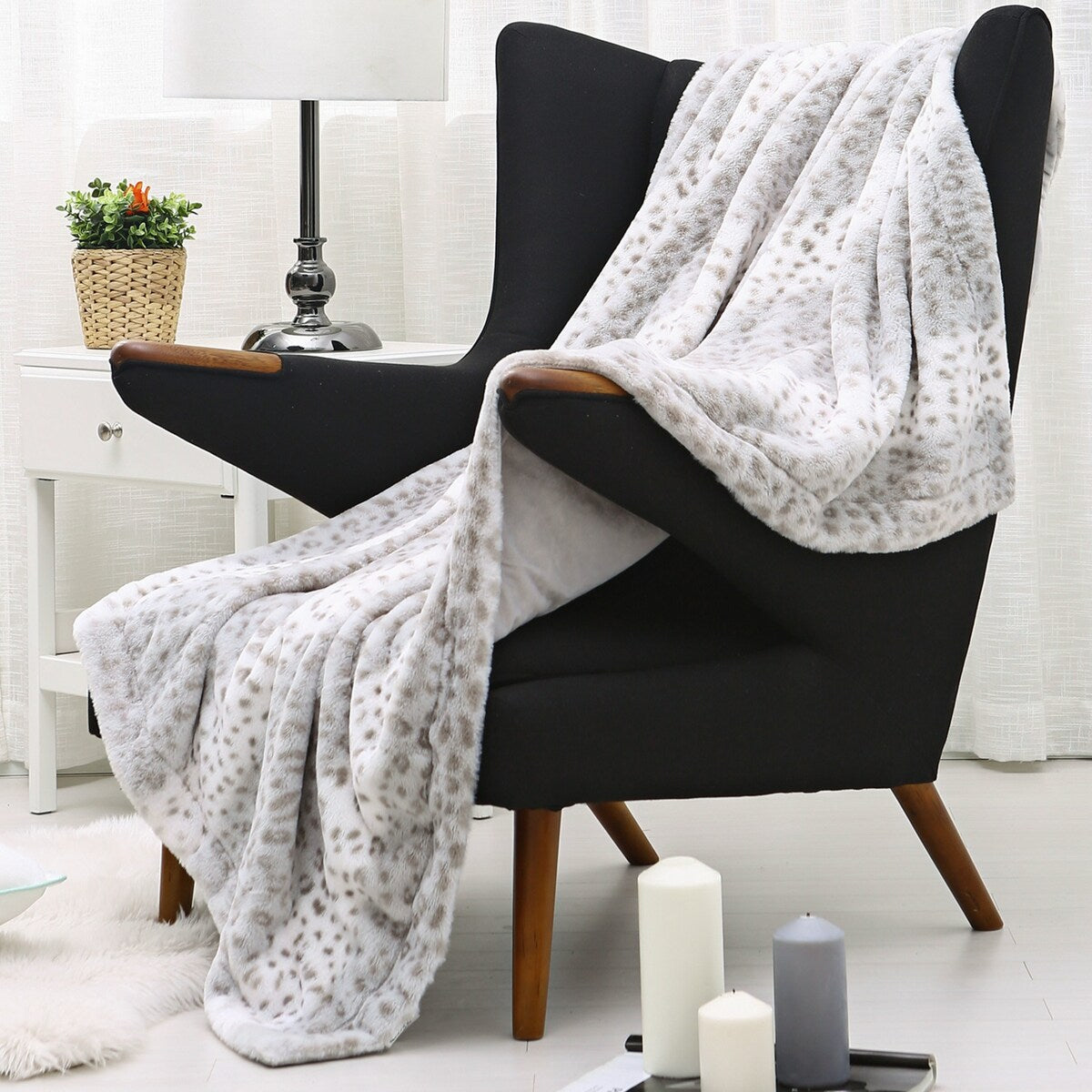 Lightweight Plush Cozy Printed Soft Blanket