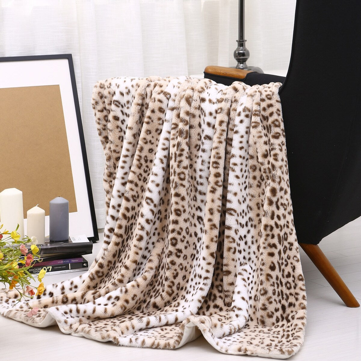 Lightweight Plush Cozy Printed Soft Blanket
