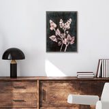 Lilac 1 Blush Dark Green by Pernille Folcarelli Framed Canvas Wall Art Print - Sylvie Greywash