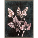 Lilac 1 Blush Dark Green by Pernille Folcarelli Framed Canvas Wall Art Print - Sylvie Greywash