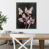 Lilac 1 Blush Dark Green by Pernille Folcarelli Framed Canvas Wall Art Print - Sylvie Greywash