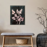 Lilac 1 Blush Dark Green by Pernille Folcarelli Framed Canvas Wall Art Print - Sylvie Greywash