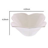 Lilac Flower Design Tea Light Candle Holder, White