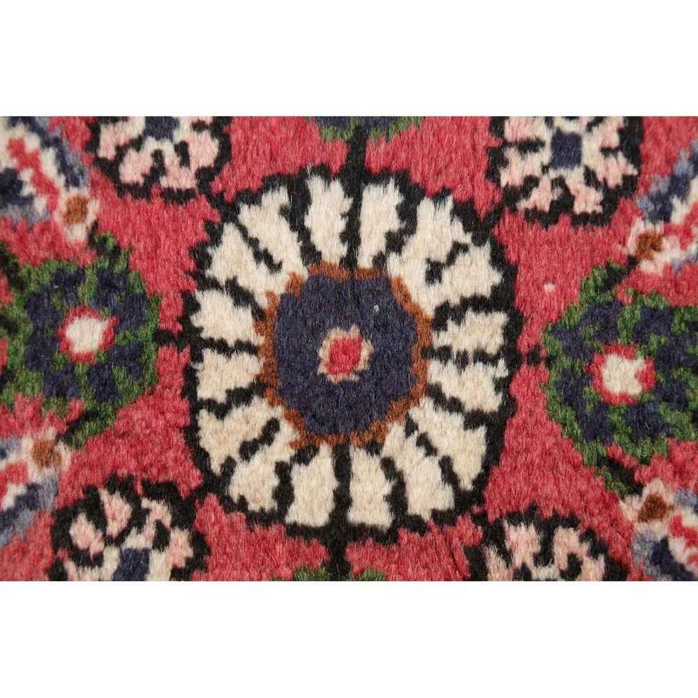 Lilian Floral Hand-Knotted Wool Persian Oriental Area Rug - 2'8" x 1'10"