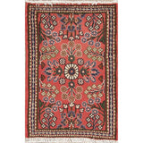 Lilian Floral Hand-Knotted Wool Persian Oriental Area Rug - 2'8" x 1'10"