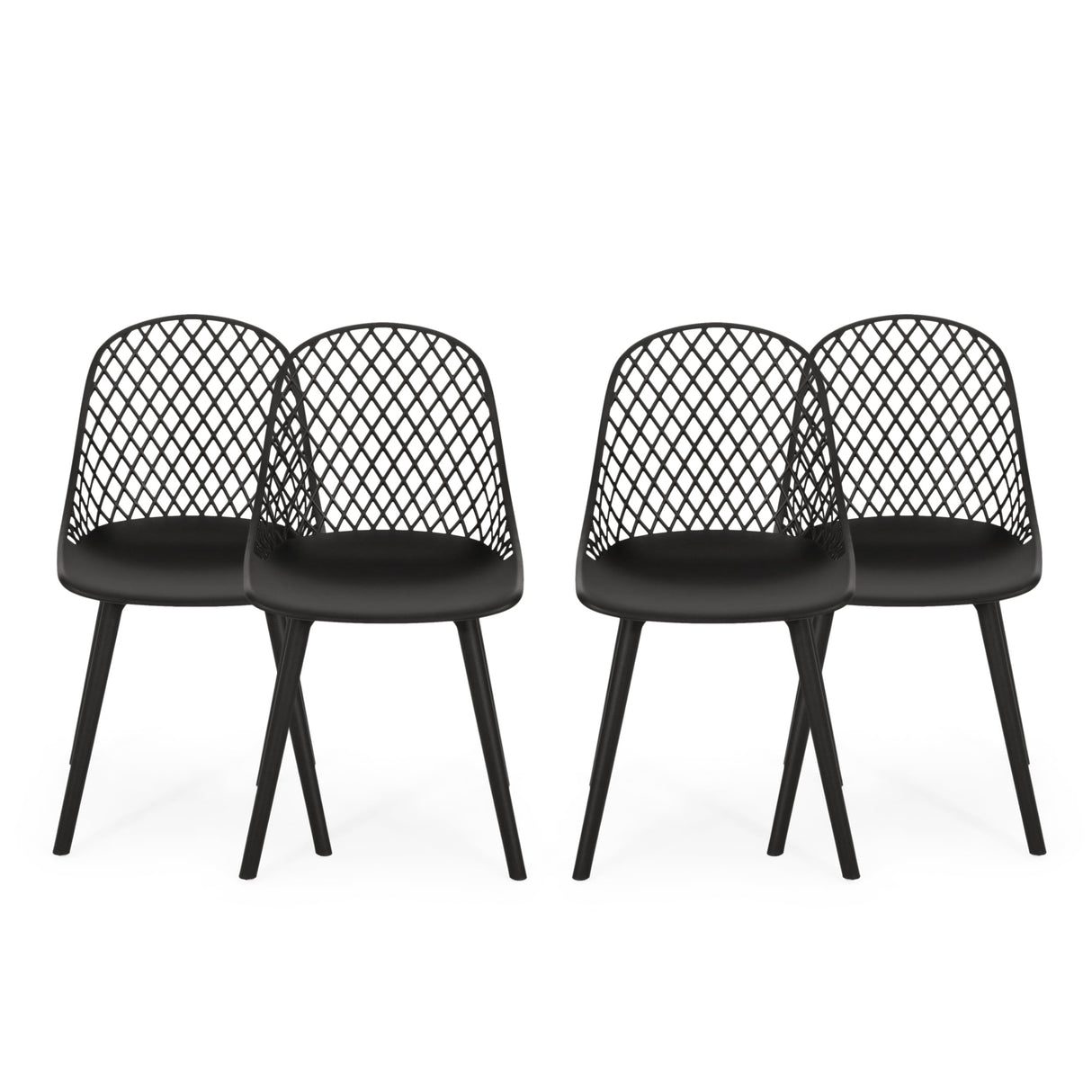 Lily Modern Outdoor Dining Chair (Set of 4) by Christopher Knight Home - 18.00" W x 21.50" L x 33.20" H