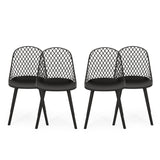 Lily Modern Outdoor Dining Chair (Set of 4) by Christopher Knight Home - 18.00" W x 21.50" L x 33.20" H