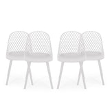 Lily Modern Outdoor Dining Chair (Set of 4) by Christopher Knight Home - 18.00" W x 21.50" L x 33.20" H