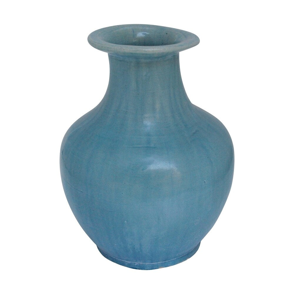 Artissance Green Vintage Style Vase, 15 Inch Tall (Size & Finish Vary)