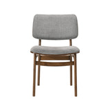 Lima Mid-Century Modern Wood Upholstered Dining Chairs - Set of 2