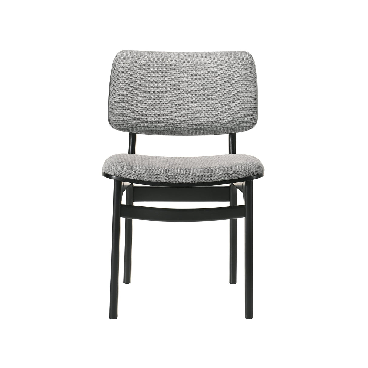 Lima Mid-Century Modern Wood Upholstered Dining Chairs - Set of 2