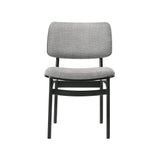 Lima Mid-Century Modern Wood Upholstered Dining Chairs - Set of 2