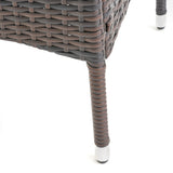Christopher Knight Home Lincoln 7-Piece Wicker and Wood Dining Set
