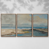Lincoln Beach - Multi Piece Framed Canvas