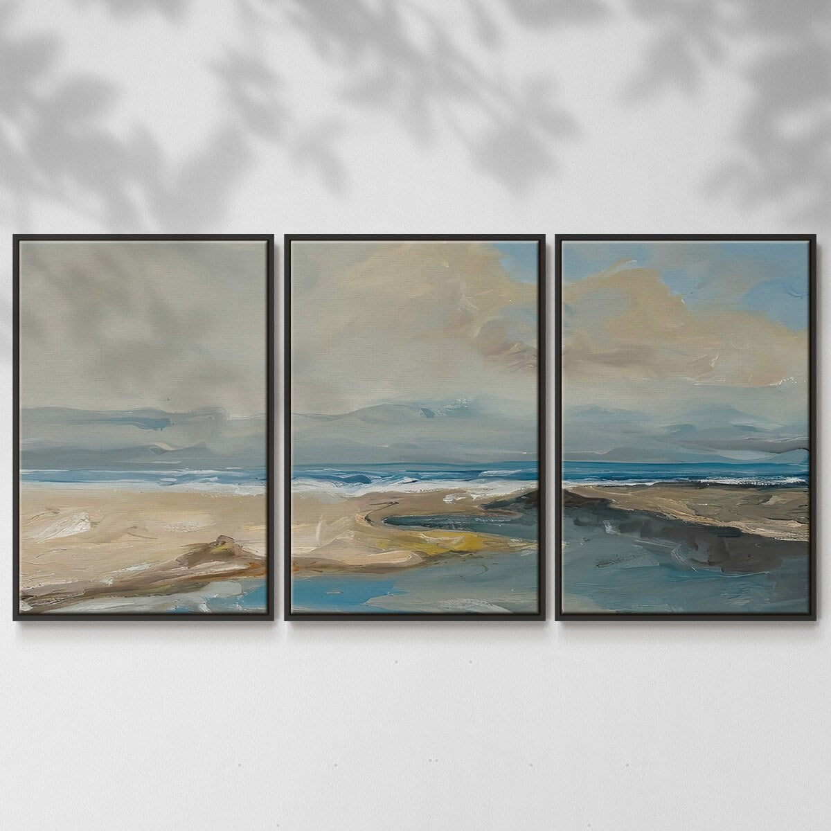 Lincoln Beach - Multi Piece Framed Canvas
