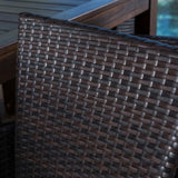 Christopher Knight Home Lincoln 7-Piece Wicker and Wood Dining Set