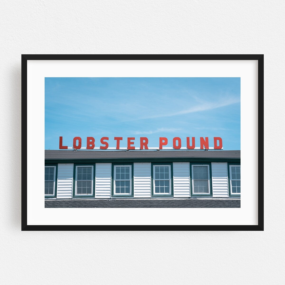 Lincolnville Maine Lobster Pound Photography Beach Art Print/Poster