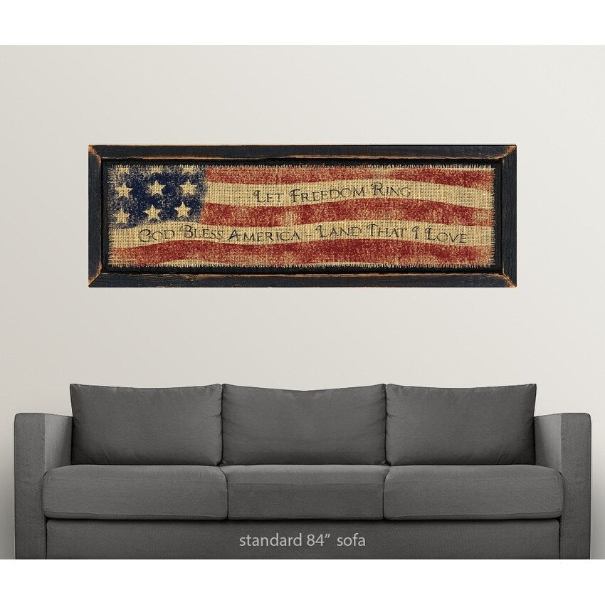 "God Bless America" Poster Print - Multi