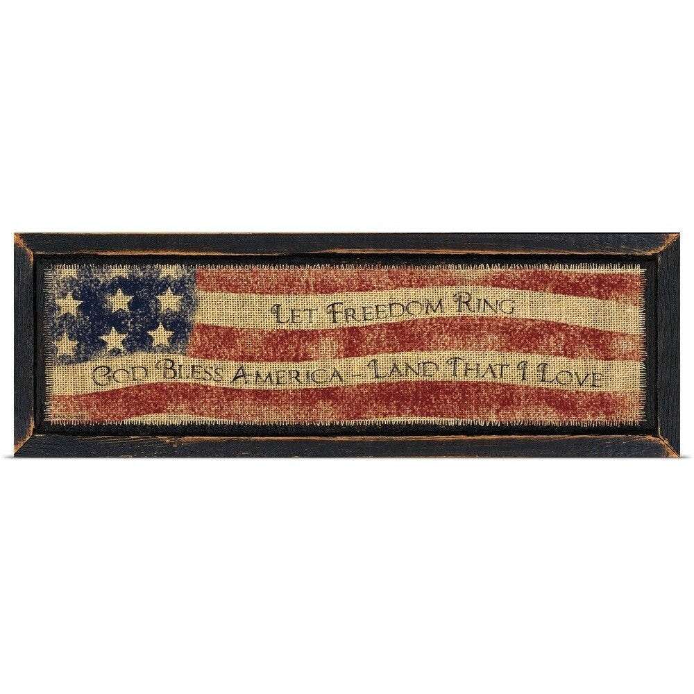 "God Bless America" Poster Print - Multi