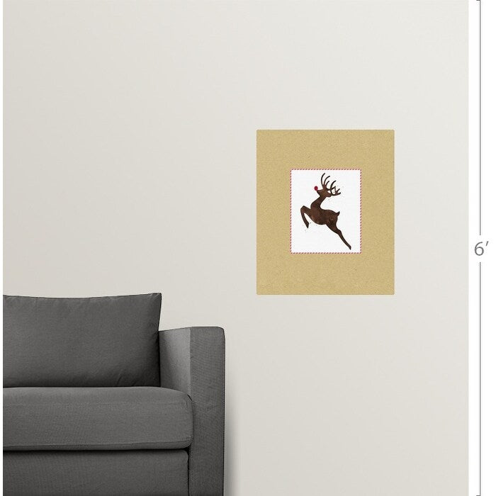 "Rudolph On Kraft" Poster Print - Multi