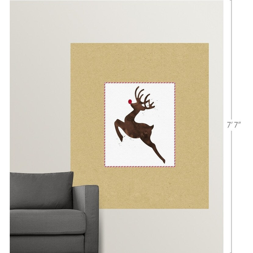 "Rudolph On Kraft" Poster Print - Multi