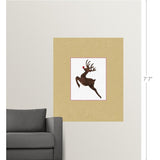 "Rudolph On Kraft" Poster Print - Multi
