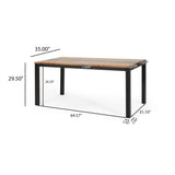 Lindsey Outdoor Acacia Wood Dining Table by Christopher Knight Home