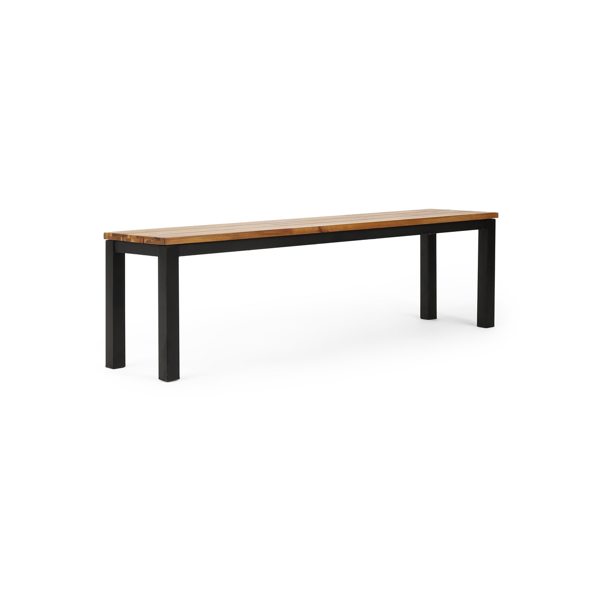 Lindsey Outdoor Modern Industrial Acacia Wood Picnic Set by Christopher Knight Home