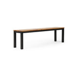 Lindsey Outdoor Modern Industrial Acacia Wood Picnic Set by Christopher Knight Home