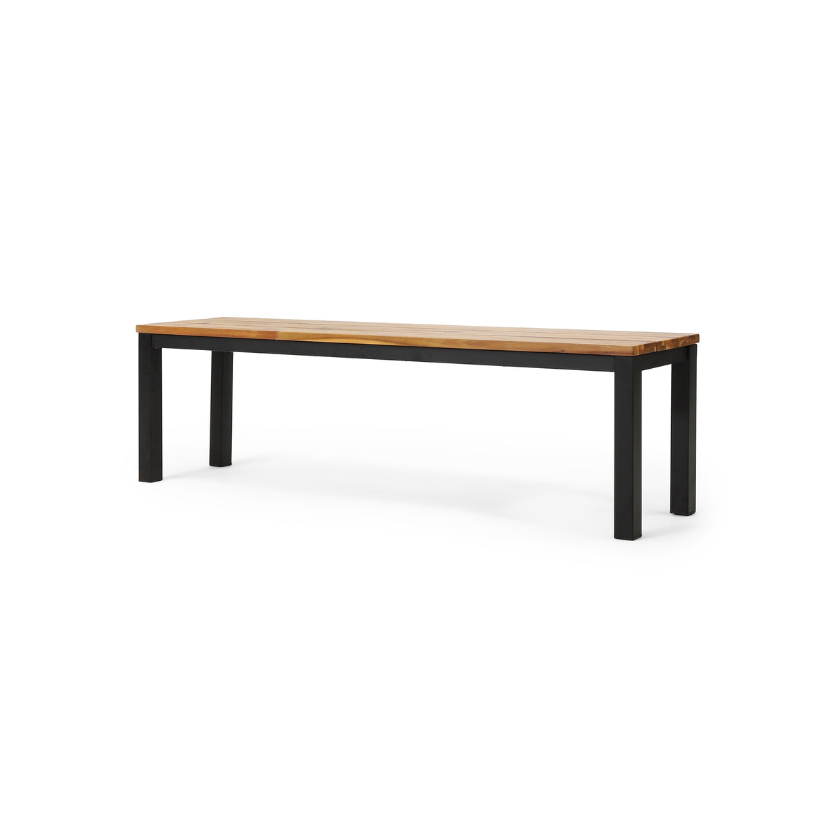 Lindsey Outdoor Modern Industrial Acacia Wood Picnic Set by Christopher Knight Home