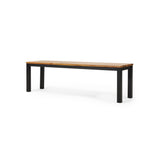 Lindsey Outdoor Modern Industrial Acacia Wood Picnic Set by Christopher Knight Home
