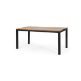 Lindsey Outdoor Modern Industrial Acacia Wood Picnic Set by Christopher Knight Home