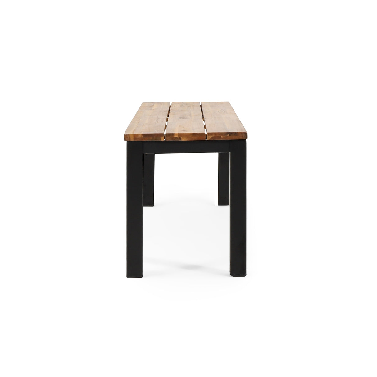 Lindsey Outdoor Modern Industrial Acacia Wood Picnic Set by Christopher Knight Home
